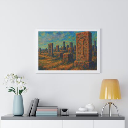 Ararat’s Silent Witnesses - Unique Armenian Stone Cross Art - Image 8